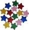 45Pcs Colorful Glitter Foam Stickers- Self Adhesive Star Shape Glitter Sticker for Arts Craft Supplies Greeting Cards Homemade Home Decoration